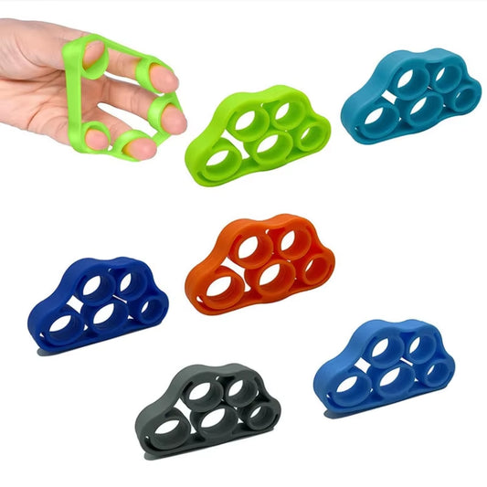 High Quality Silicone Finger Stretcher Hand Resistance Bands Extensor Exerciser Grip Strengthener Trainer for Arthritis Exercise