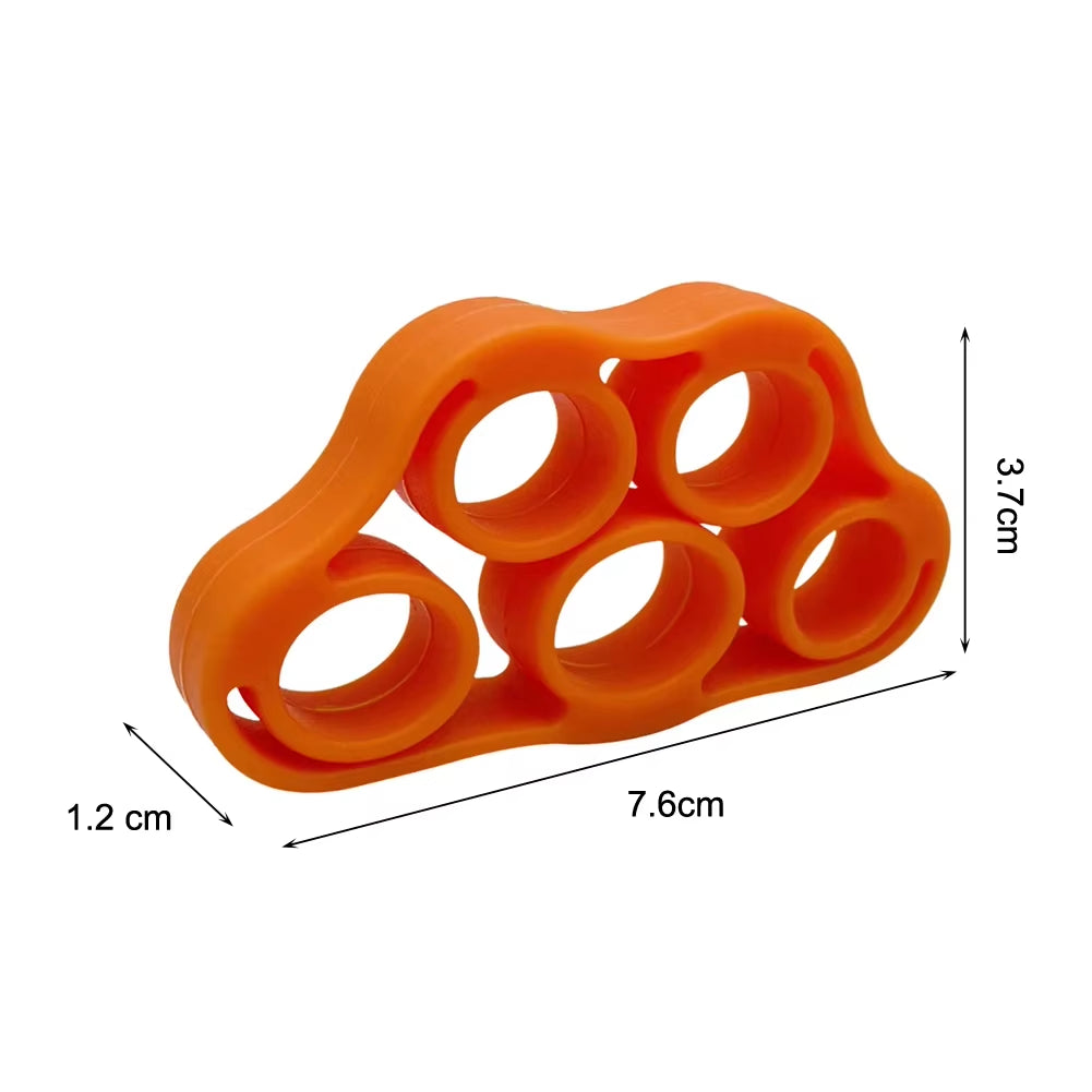 High Quality Silicone Finger Stretcher Hand Resistance Bands Extensor Exerciser Grip Strengthener Trainer for Arthritis Exercise