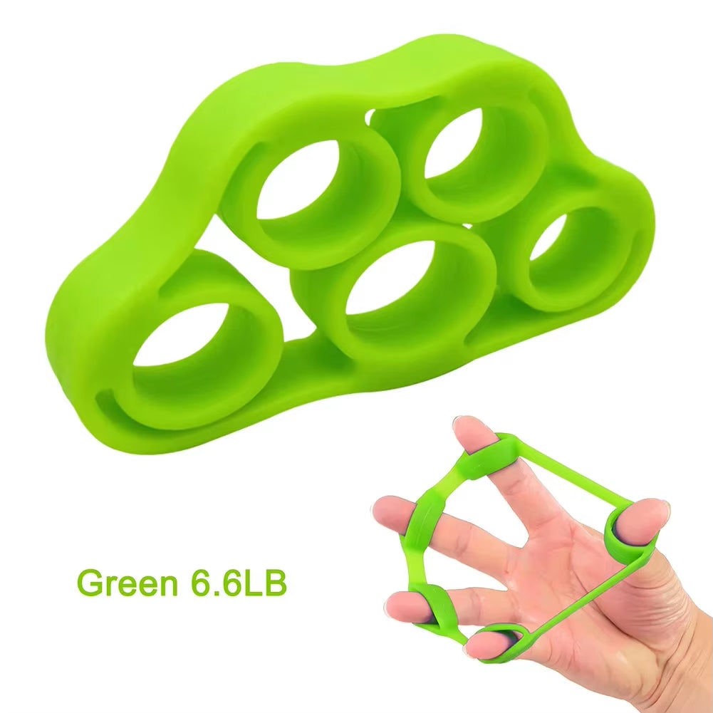 High Quality Silicone Finger Stretcher Hand Resistance Bands Extensor Exerciser Grip Strengthener Trainer for Arthritis Exercise